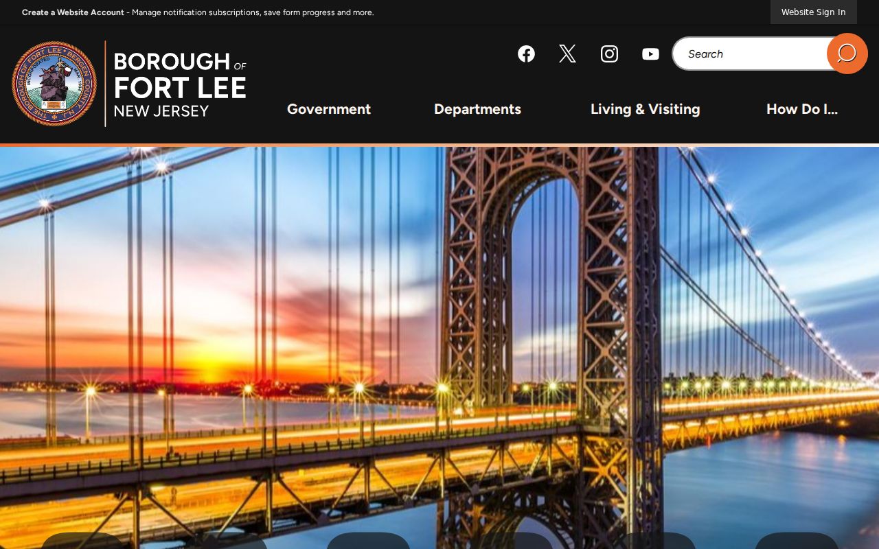 Fort Lee police report and criminal record access website